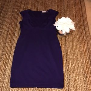 Deep purple dress